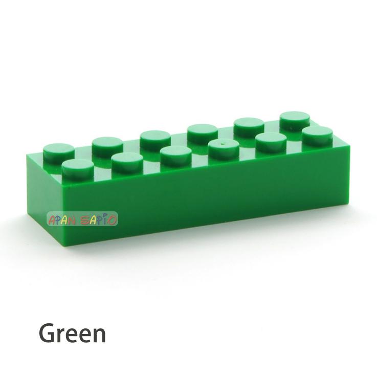 100 pièces 2x6 Points Briques de Construction DIY Figures Épaisses Briques Éducatives Créatives Taille Compatible Avec 2456 Jouets en Plastique pour Enfants