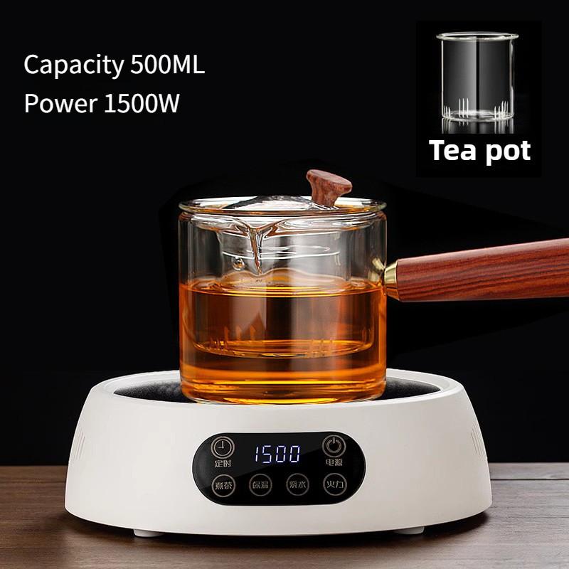 1500W Portable Intelligent Boiling Water Stove Household Small Tea Brewing Equipment High Power Electric Ceramic Furnace