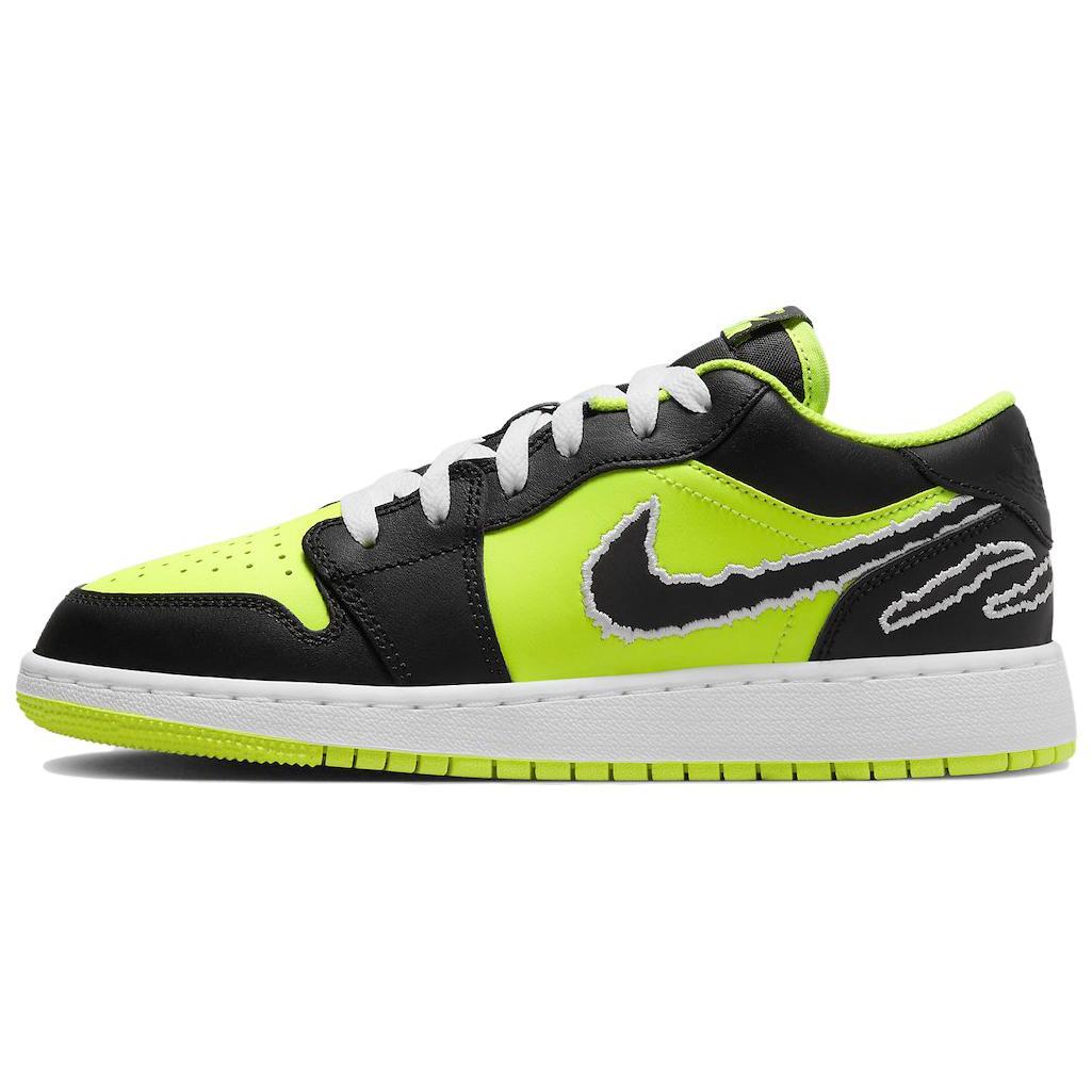 

new Jordan 1 Low SE Black Cat Volt GS 35.5