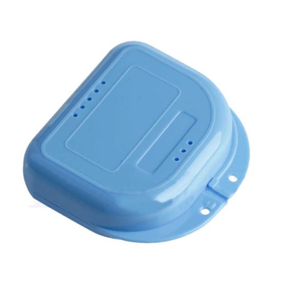 1 st Dental Retainer Protes Falsktand Förvaringsväska Box Munskyddsbehållare