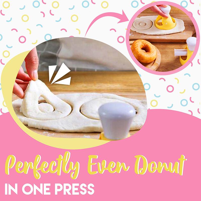 Donut Mold Baking Tools DIY Cake Mould Non-Stick Candy Mold Plastic Kitchen Tools