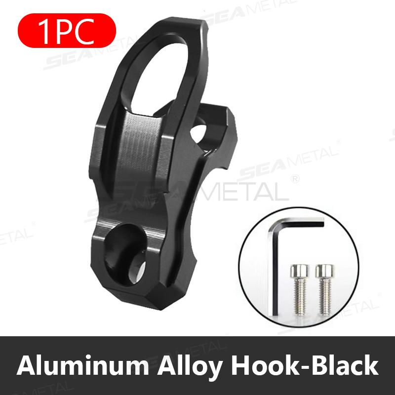 

BLALION Motorcycle Luggage Helmet Hook Aluminum Mount Motorcycle Scooter Holder Bag Hanger Multi-functional Hook Accessories чёрный