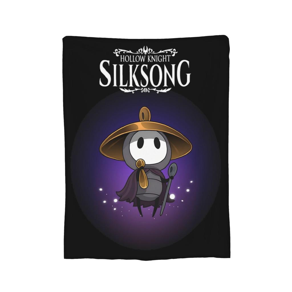 Hollow Knights Silksongs Hornet Blanket Fleece Print Multi-function Lightweight Thin Throw Blankets for Home Car Bedspread