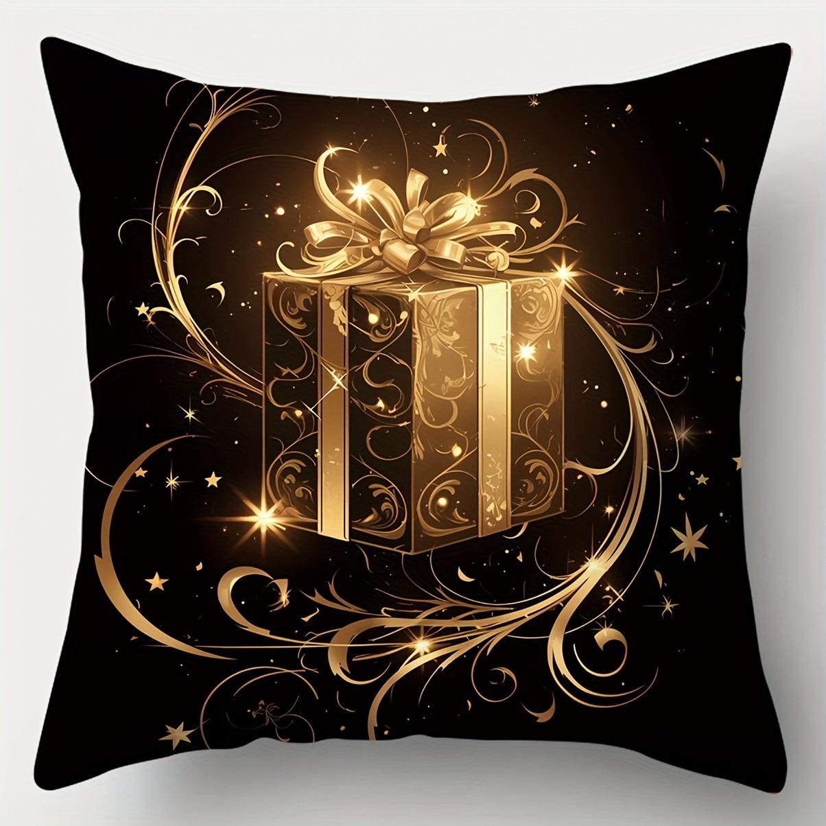 

Наволочка с рождественской тематикой для украшения дома, праздника, вечеринки, наволочка, подходящая для комнаты, гостиной, дивана, наволочка для подушки, подарок 16x16Inch