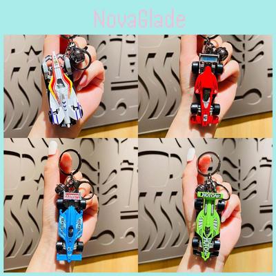 Creative Cartoon Alloy Formula Car Keychain For Bags And Couple Gifts