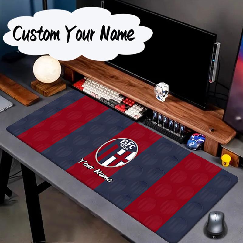 Custom Name Mouse pad Bologna Crest Design Mouse pad, Gaming Mouse Pad, keyboard pad, Desk Decor for computer notebook Fan Birthday Gift