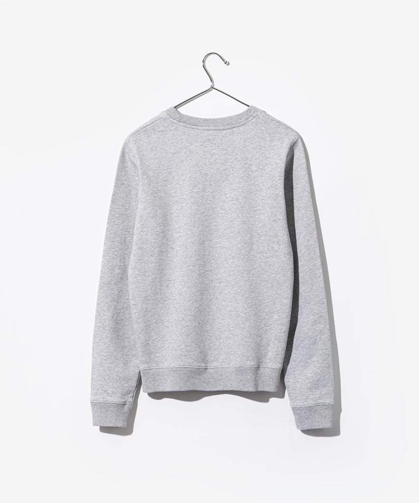 Maison Dressed Fox Regular Sweatshirt Light Grey Melange Kitsuné (LW00309KM0001) Women's [Used]