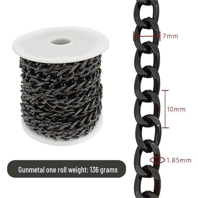 Cross-Border DIY Handmade Necklace: Semi-Finished Metal and Aluminum Chain Jewelry Accessories