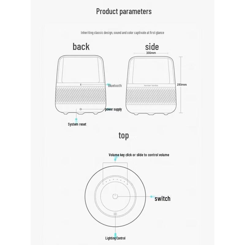 Harman Kardon Allure Essential Bluetooth Speaker CN plug (adapter included)