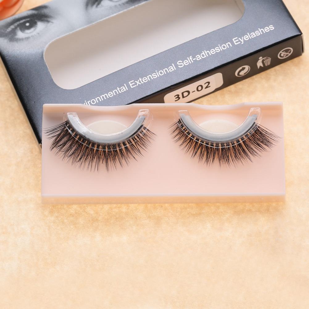 3D Professional Self Adhesive Eyelashes No Stimulation False Eyelashes Extension