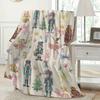 Christmas Nutcracker Blanket Christmas Nutcracker Ballet Plush Throw Blanket - Soft Flannel All-Season Cozy Blanket with Festive