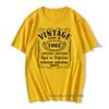 Vintage Made In 1962 T-Shirt Anniversary Present Funny Unisex Graphic Graphic Cotton Short Sleeve Novelty O-Neck Father Tshirt