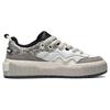 New LiNing 001 UNBLOCK UNBLOCK Anti Slip And Wear Resistant Breathable Low Top Skateboard Shoes Men's Ecru Gray AGCT095-3