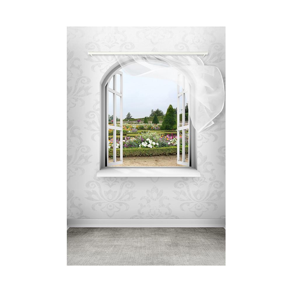 Elegantní pozadí kostelní scény pro svatbu, narozeniny, Vánoce, Velikonoce, Valentýna, fotobudky, večírky, domácí dekorace