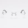 Rectangular Sun Glasses  90s Classic Fashion Summer Street Shot Decoration Luxury Metal square Frameless Sunglasses
