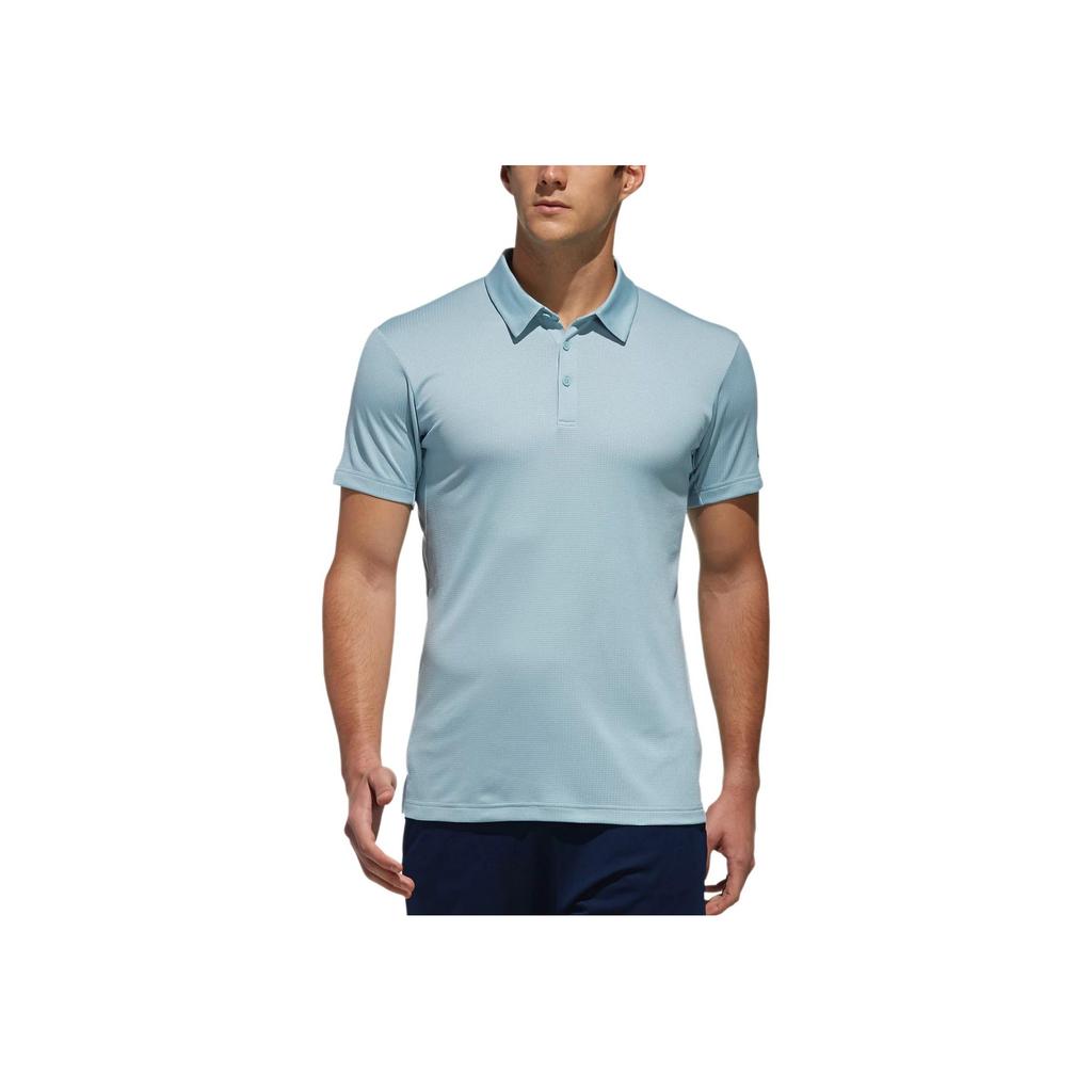 Adidas Clmch Comfortable Versatile Pullover Short Sleeve Polo Shirt Men Polo Shirts Blue DQ2928
