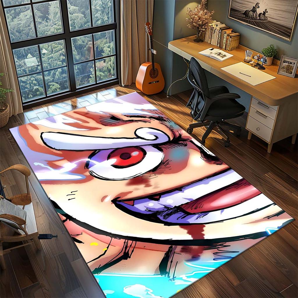 Kober do anime One Piece Velký koberec Protiskluzová omyvatelná podložka do pokoje pro hráče Ložnice Domácí dekorace -QJY