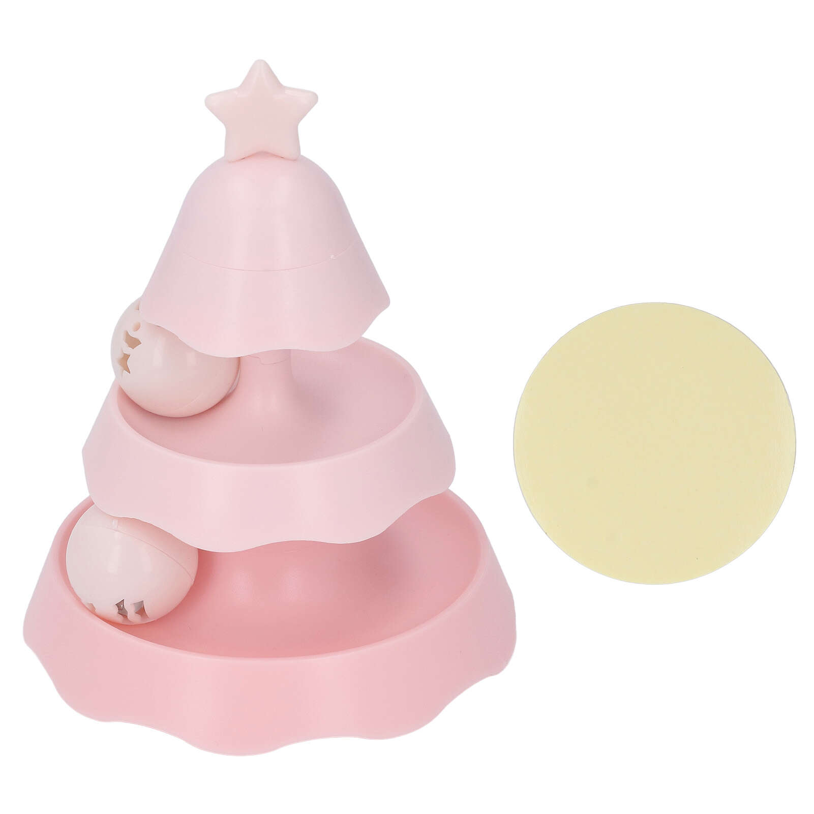 

Игрушки-треки с мячом для котят избавляют от скуки, веселые интерактивные многослойные игрушки-шарики в форме рождественской елки с кошачьей мятой