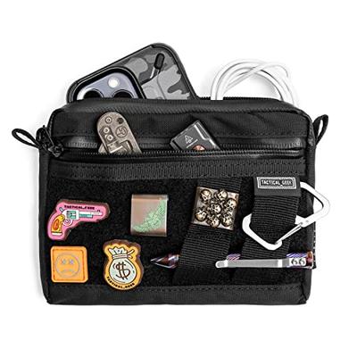 TACTICAL_GEEK Block H Lightweight EDC Pouch, Nylon Multifunctional Utility Bag, Small Pouch with Multiple Carrying Positions, Waterproof Zipper, Multi