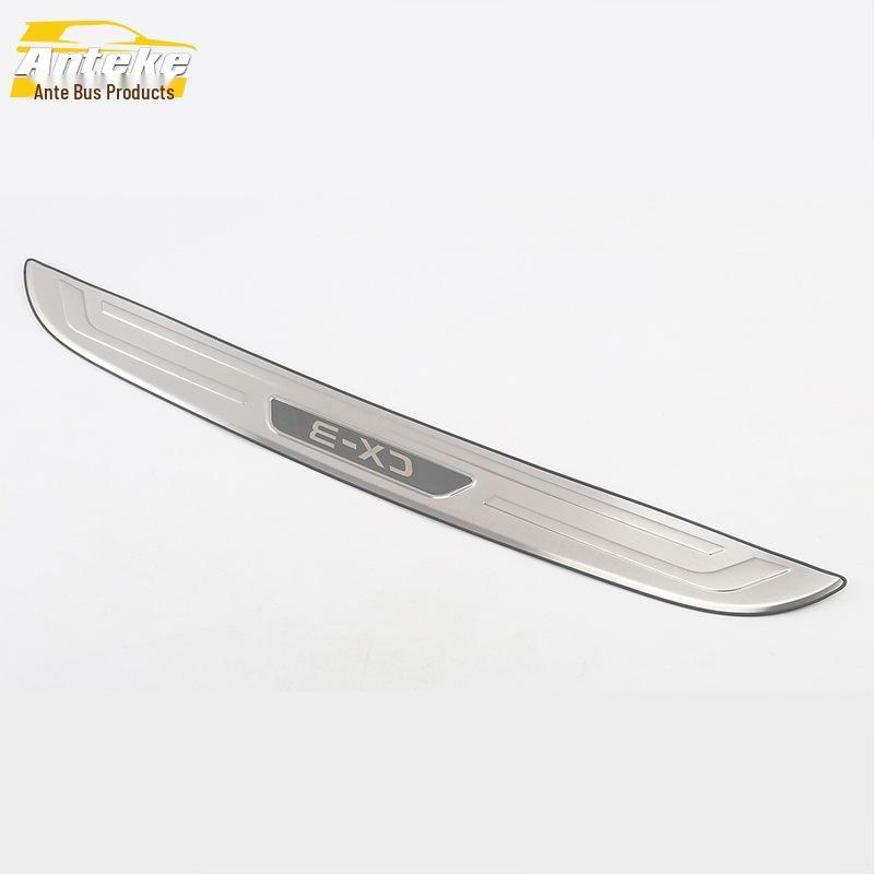 CX-3 Rear Guard Plate & Trunk Tailgate Bumper Pedal Decorative Stickers for 17 Models