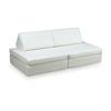 Montessori Komfort Bouclé Mini Spielsofa Weiß