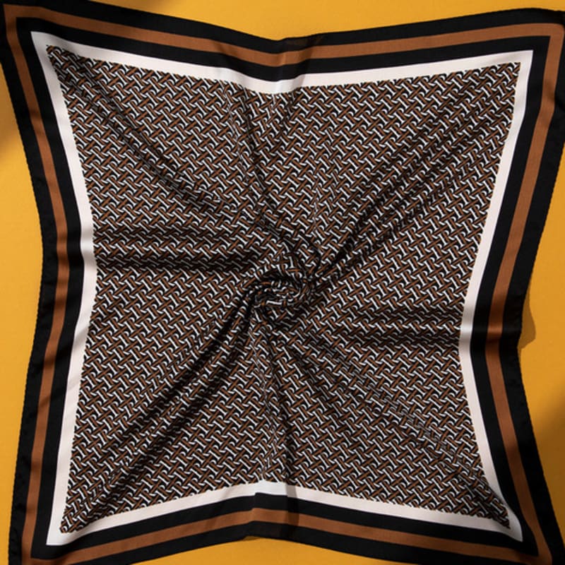 RECLOW RECLOW LAND Signature R LOGO Schal Braun