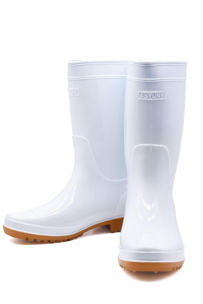 Asuni Hygienic Fully Dry Unisex Model Japanese Shoe Oil-Resistant Boots, White, Oil-Resistant, Oil-Resistant Sole, Antibacterial, Odor-Resistant,