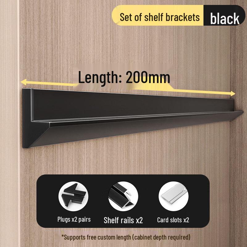 

Hampton Aluminum Alloy Glass Shelf Support Brackets