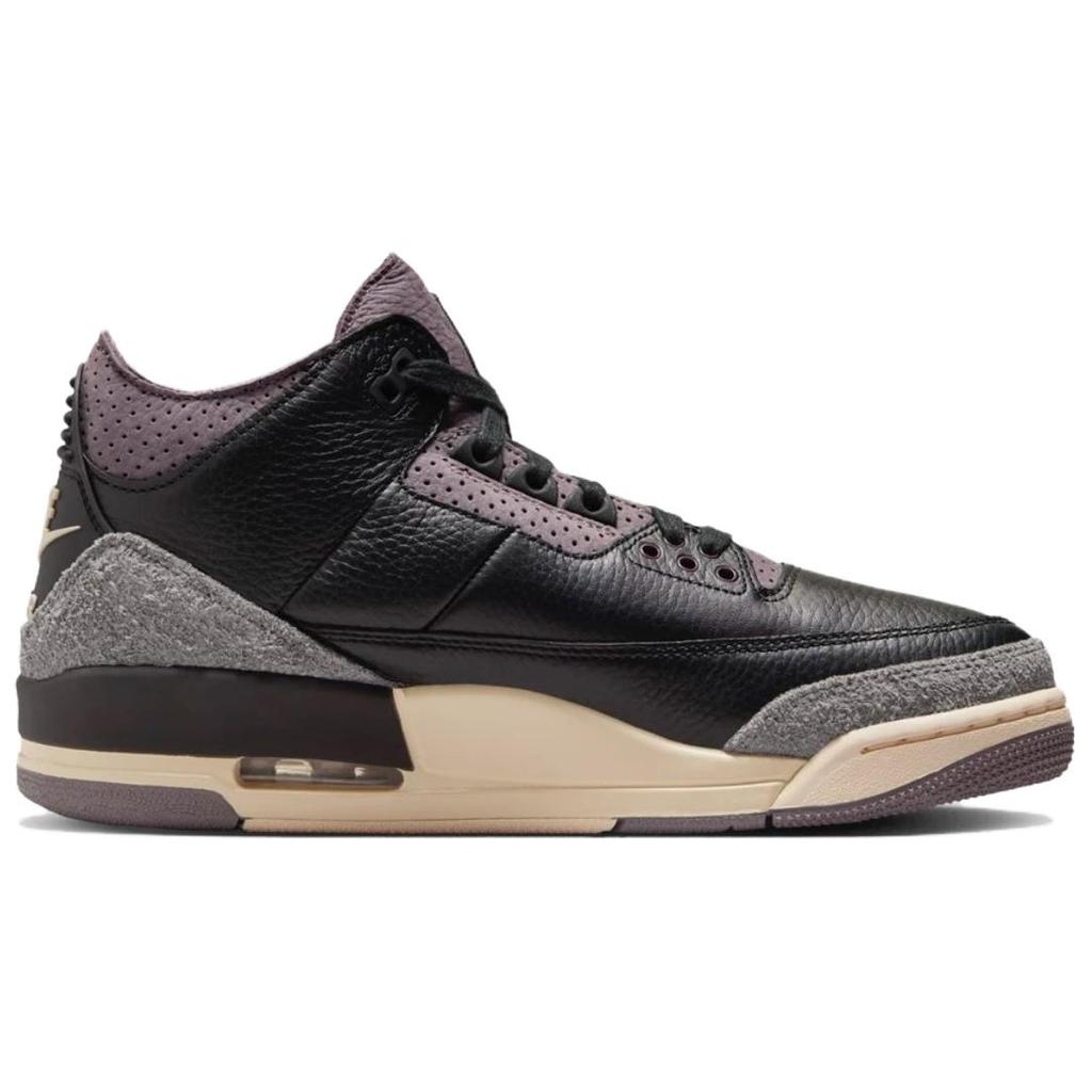 A Ma Maniére x  Air Jordan 3 Retro Mentre Dormivi Scarpe da Ginnastica da Donna Nere Piatto-Peltro Viola-Minerale FZ4811-001