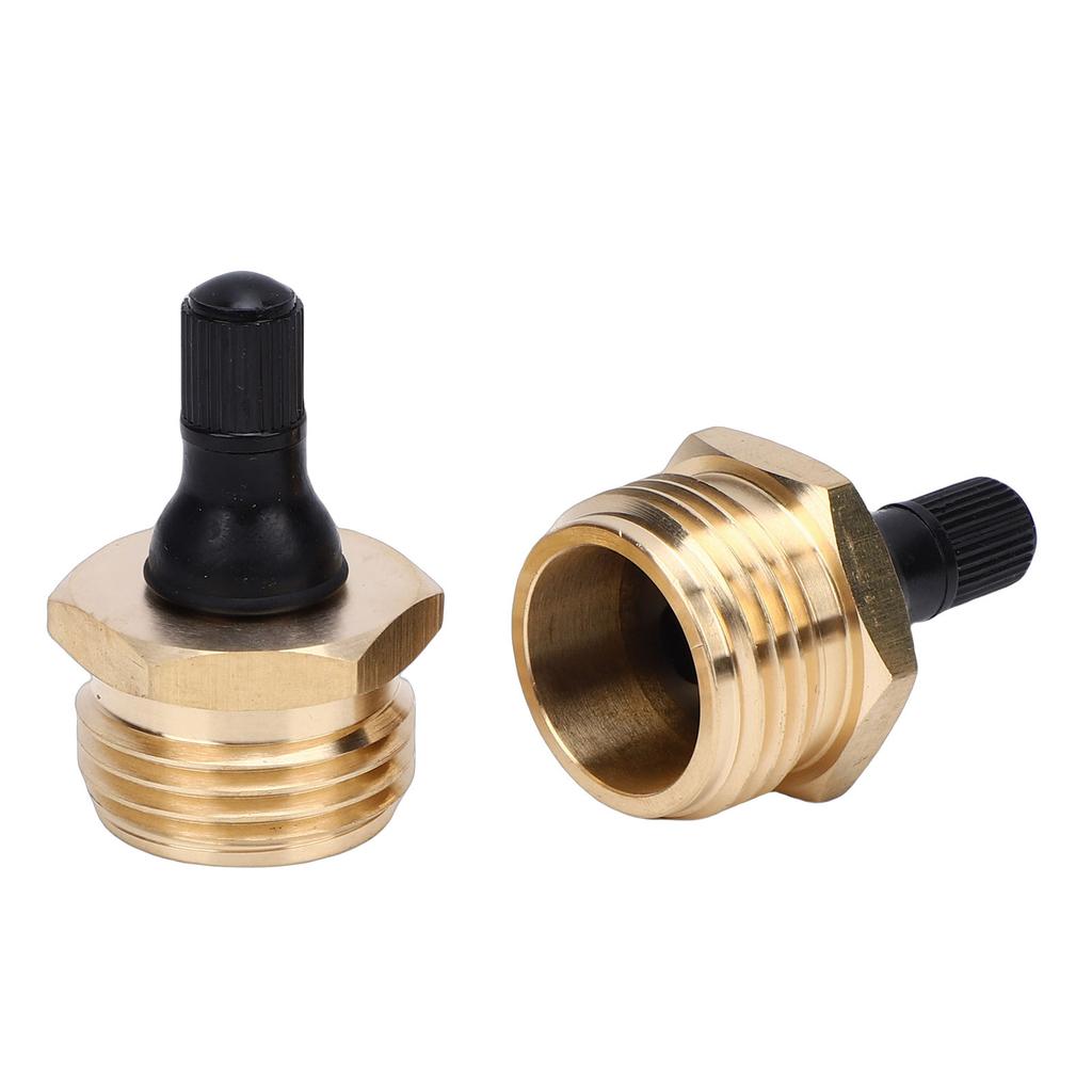 RV Winterizing Tool Replacement for Schrader Air Valve Brass RV Blowout Plug Adapter for Campers Trailers Water