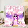 Rainbow unicorn In Clouds Blanket Flannel Blanket for bed, sofa, Camping, Hiking, Picnic Essentials, gift for family Fan gifts