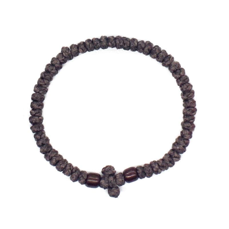 Verstellbares griechisch-orthodoxes Armband, christliches Gebetsarmband, handgewebt, Unisex-Armband, religiöses Handketten-Ornament