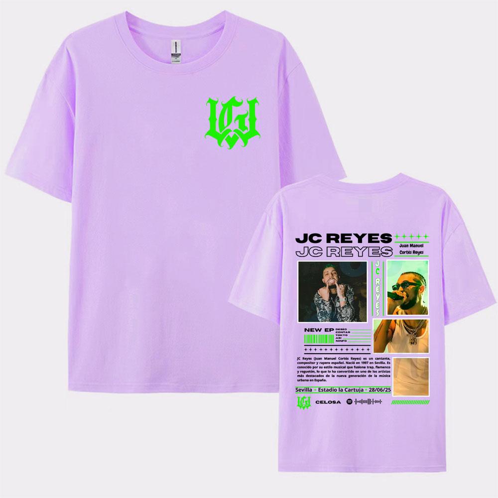 Rapper Jc Reyes Music Album Tour 2025 Merch Tshirts for Unisex Hip Hop Street Pop Music T Shirts Unisex 100 Cotton Casual Tshirt