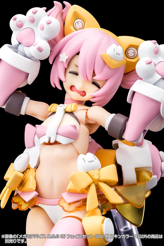 Kotobukiya Megami Device 05 Face Set for Skin Color Approximately 19mm Scale Plastic Model M.S.G SOL, A, Tall, 1/1