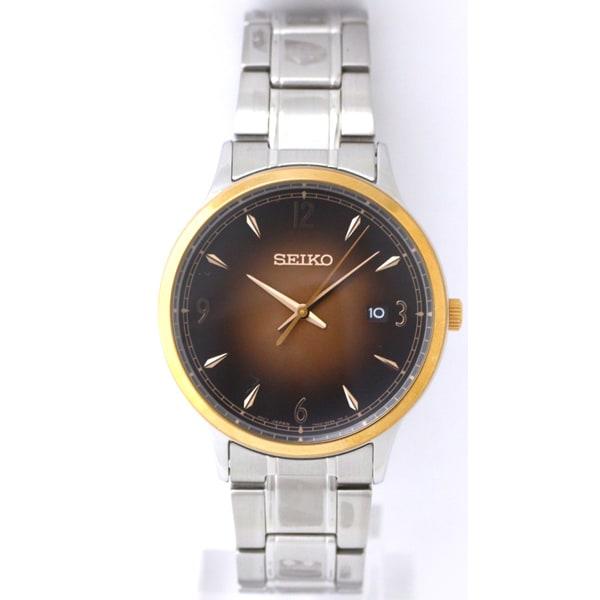 

Seiko унисекс SGEH90P1 (Seiko Quartz Мужские часы BR Metal Band) часы