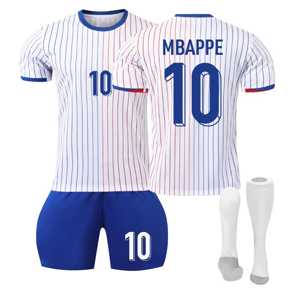 2425 Away Jerseys Conjunto de uniforme de equipe esportiva Conjunto de terno de treinamento de futebol