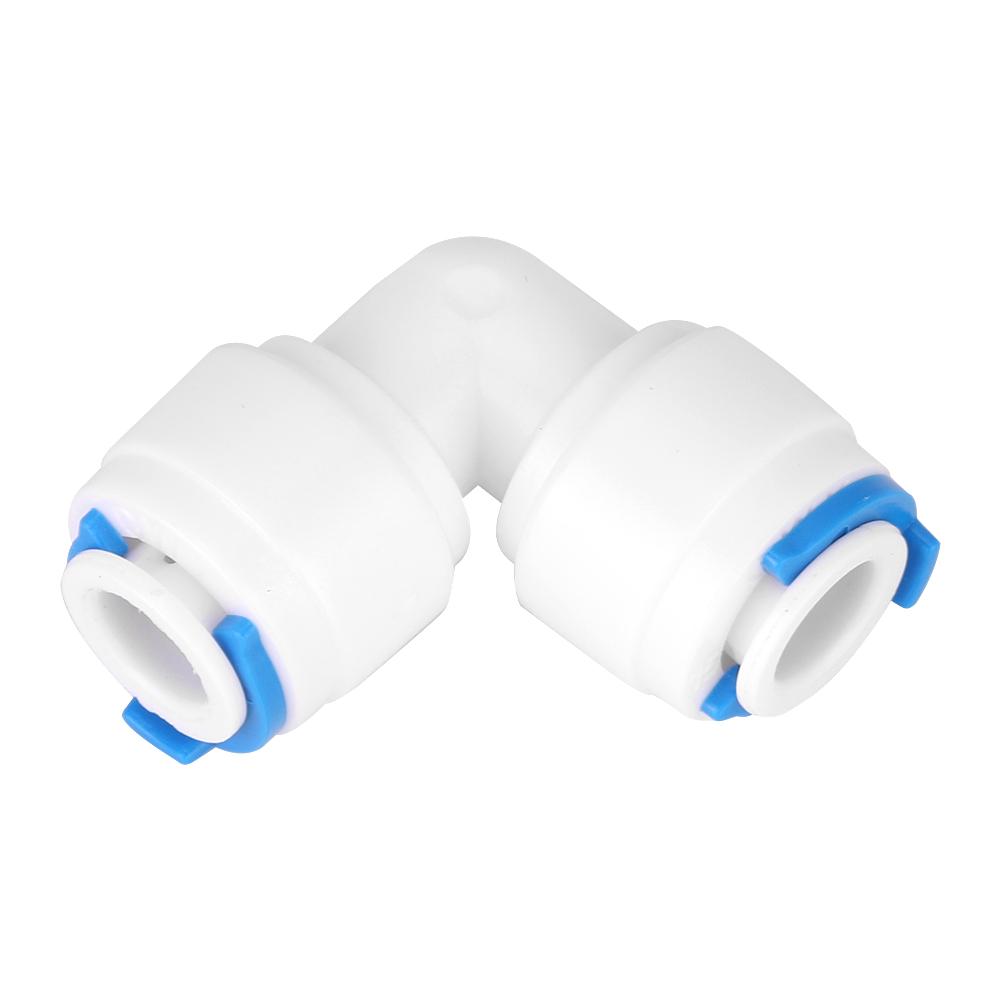 PE Pipe Connector Joint for Water Purifier Pipe Fitting (4040 G1/4 Elbow Extension Joint 5Pcs)