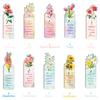 20 Creative Themes Paper Shaped Bookmarks Plants Flowers Student Gifts Messages Bookmark Clips