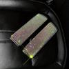 1Pcs Bling Car Seat Belt Ornament Rhinestone Shoulder Pads Shoulder Protector Pad Cover Cushion Car Accessories for Women