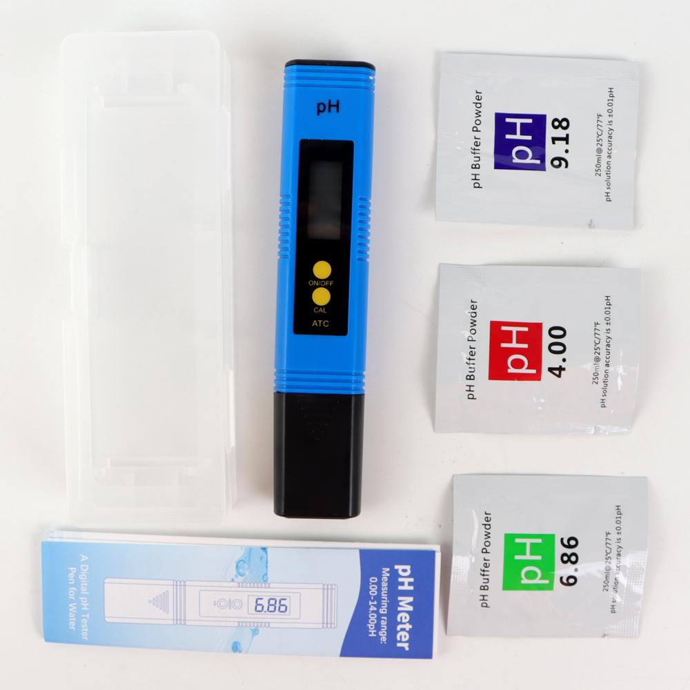 LCD Digital PH Meter Water Quality Tester High Accuracy 0.01 Aquarium Pool Water Tester Automatic Calibration