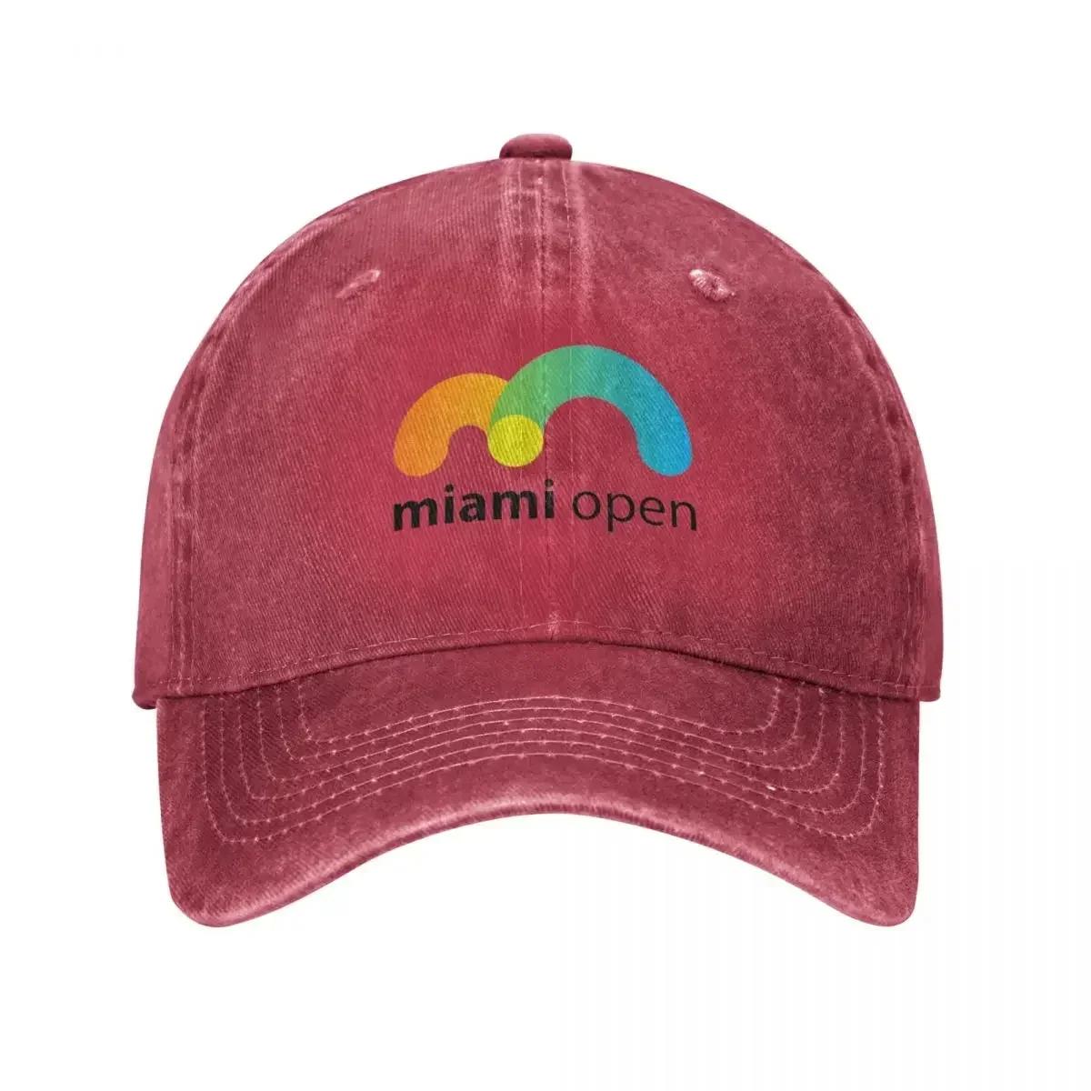 Miami Open Бейсболка летняя шляпа Аниме шляпа Пляжные женские шляпы Мужские