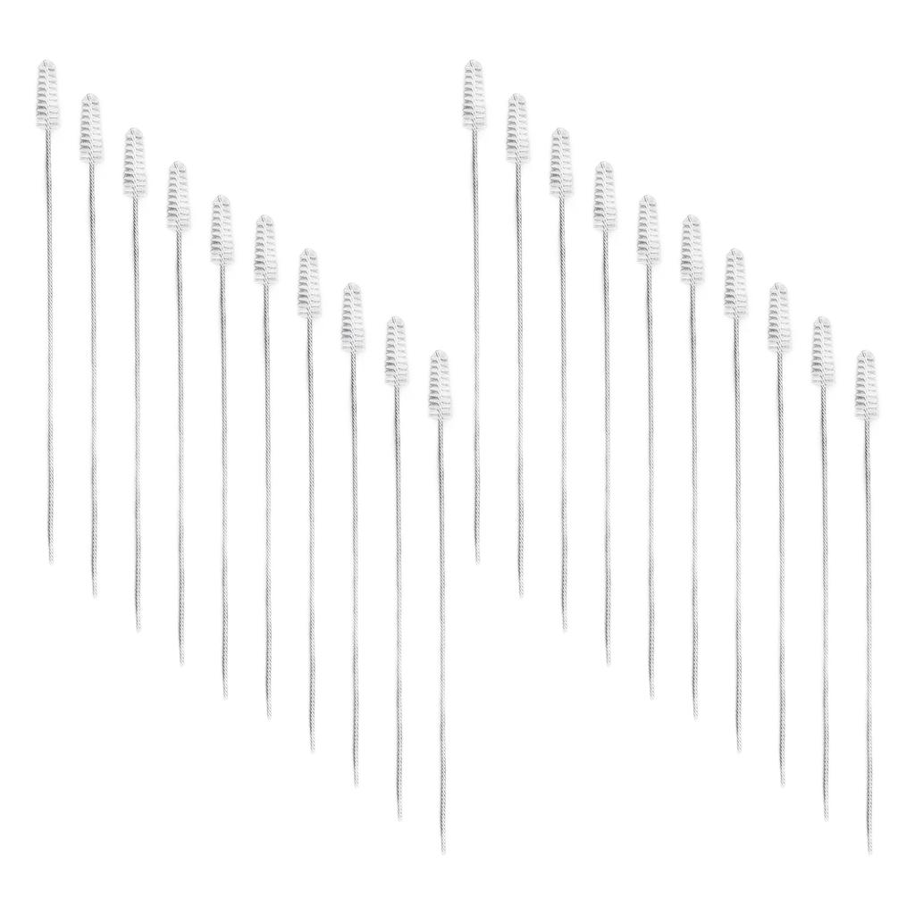 20Pcs Spray Gun Cleaning Brush Kit Flexible Handle Nylon Bristles Spray Gun Brushes Cleaner Tool