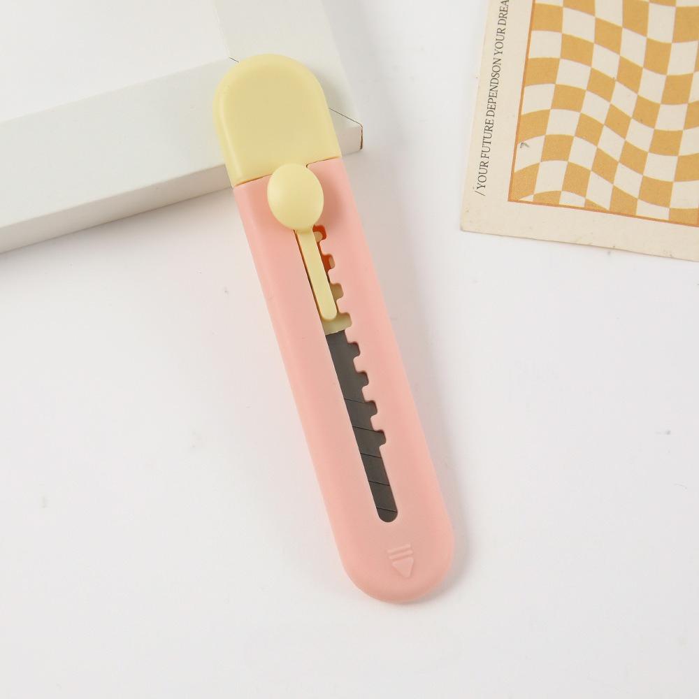 Bonbonfarbenes tragbares Mini-Utility-Messer Hochwertiges Auspack-Expressmesser Studenten-Handarbeit Handkonto Papiercutter