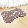 Waterproof Quick Dry Diatomaceous Earth Pet Mat Non Slip Rubber Back Absorbent Placemat for Pet Feeding Bowl