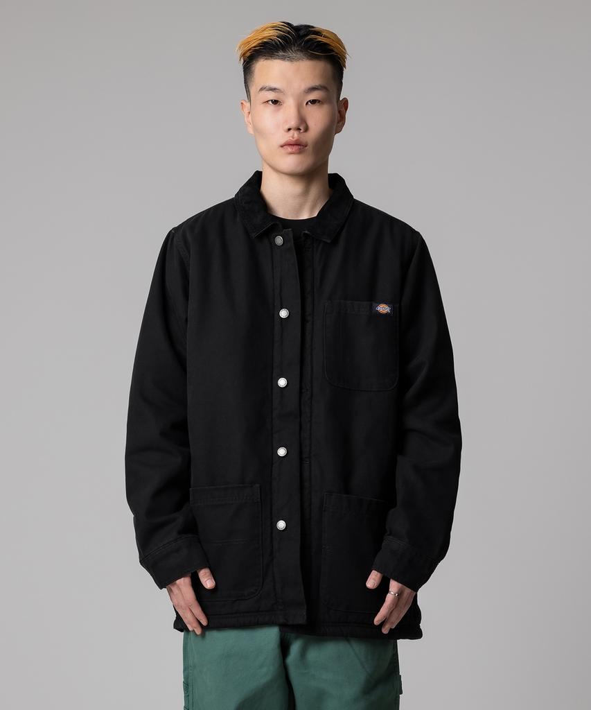 Dickies Duck Canvas Lined Chore Jacket Black