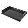 Carbon Steel Griddle 63x41 Cm Flat Top Pre-Seasoned Plate Handle, for BBQ Eggs Burger, Even Heat Distribution