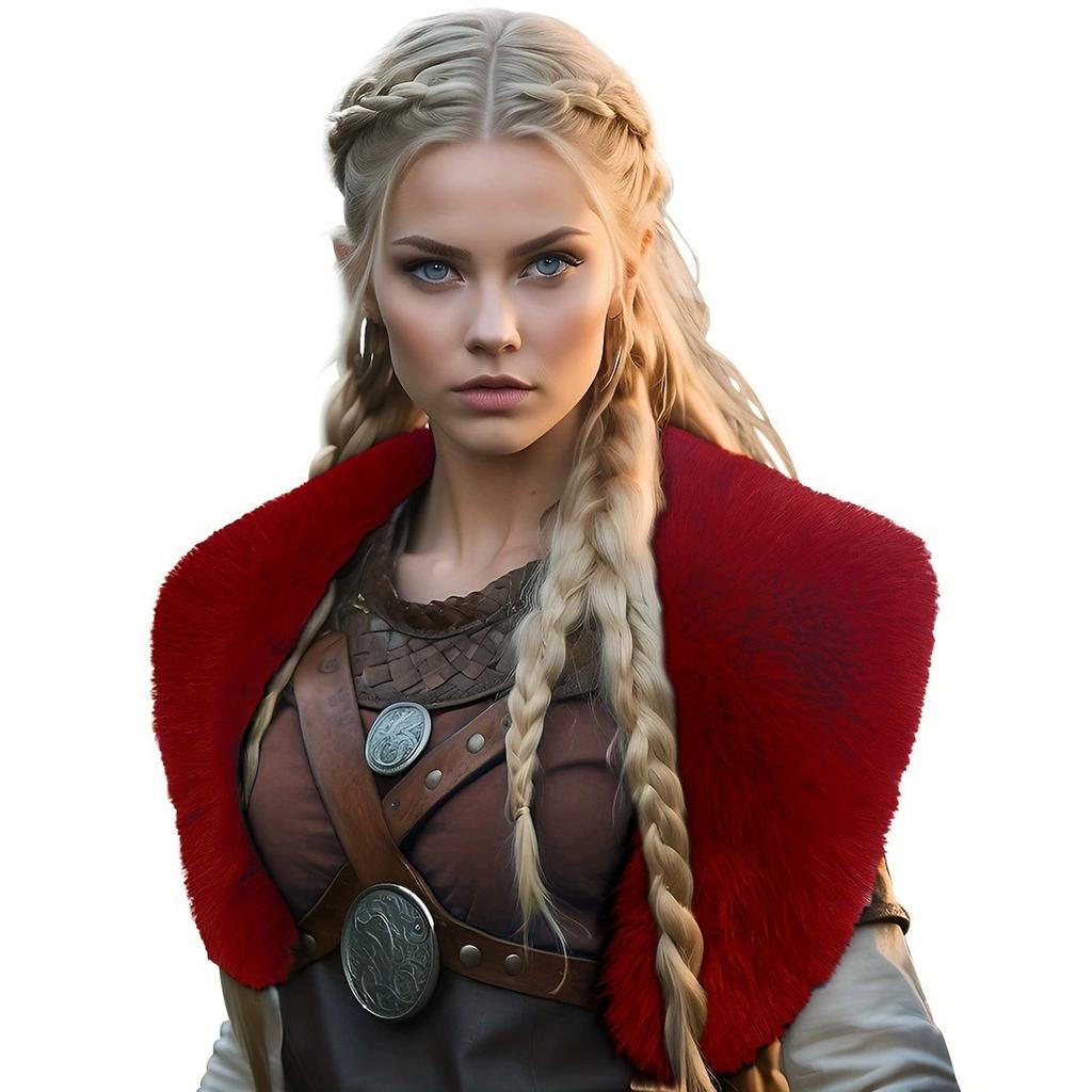 Halloween 2d cos cosplay spoof viking fur fur cape shawl fur collar