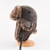 Winter Warm Faux LeatherHat With Long Fleece Lining Men Women Windproof Ear Protection Cap Cycling Snow Travel