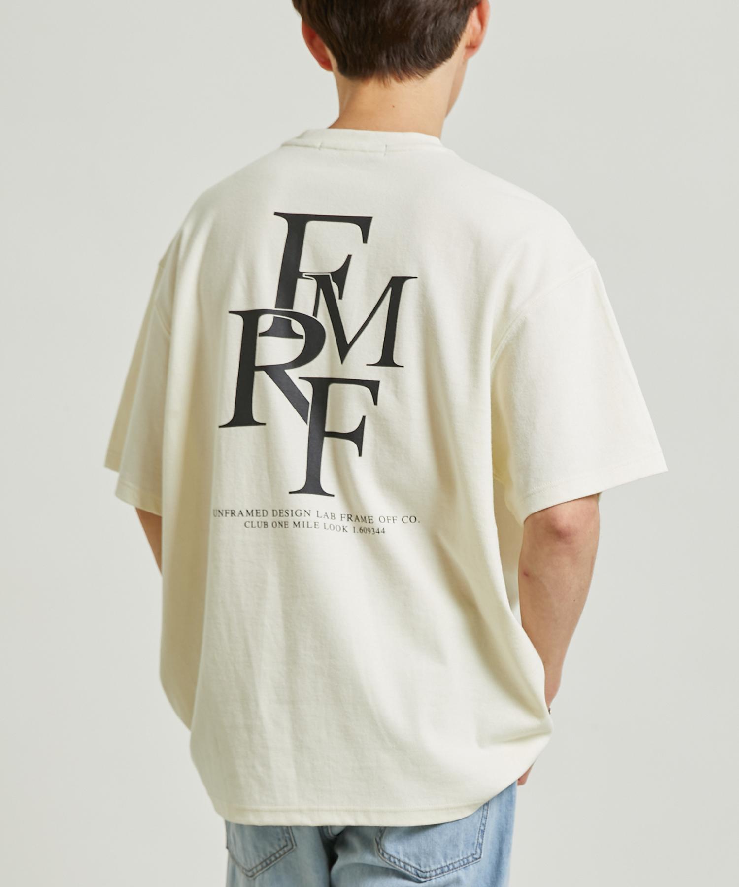 Frame Off Classic Logo Short Sleeve T-Shirt - Cream Cream_S