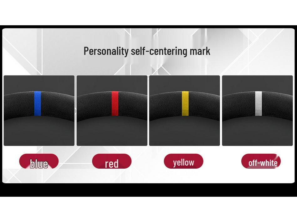 Toyota Suede Steering Wheel Cover for Highlander, Camry, Crown, Corolla, RAV4, Avalon, Levin